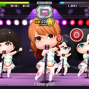 スマホでakb48の本格ライブ Akb48 ついに公式音ゲーでました Boom App Games