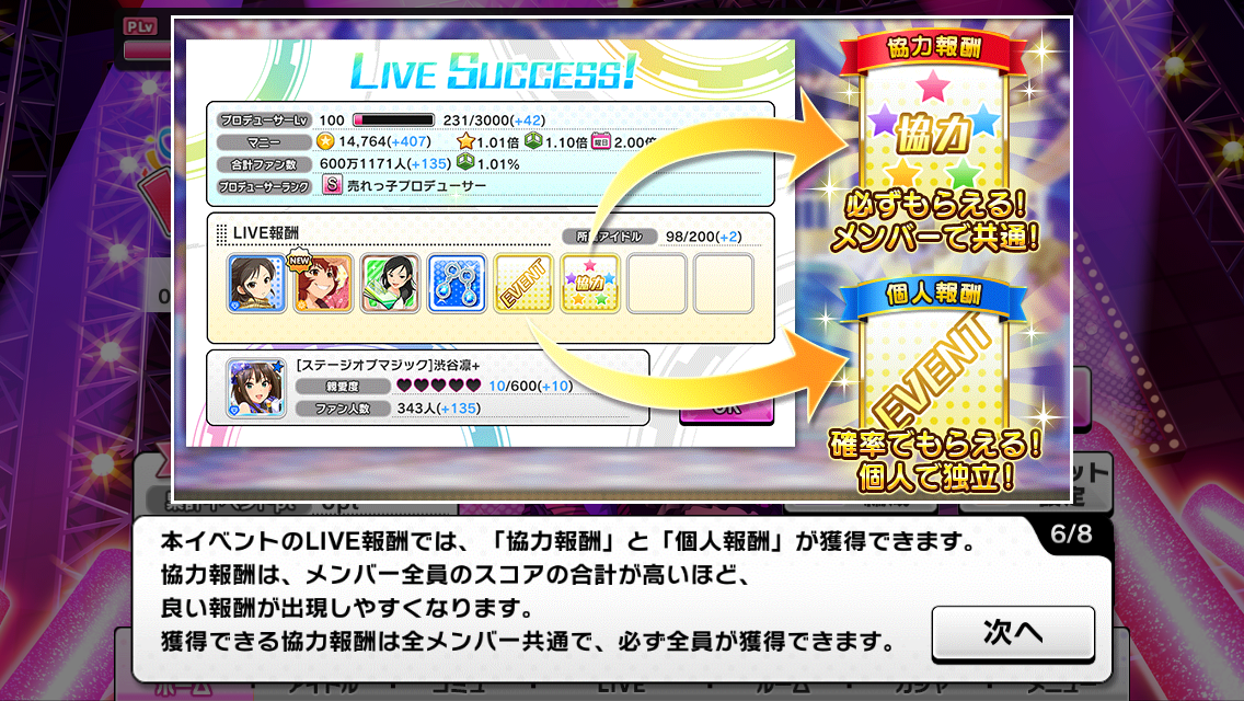 デレステ 協力liveイベント Live Party 開催 Sr報酬に美玲と紗南が登場 新規アイドルは篠原礼さん Boom App Games