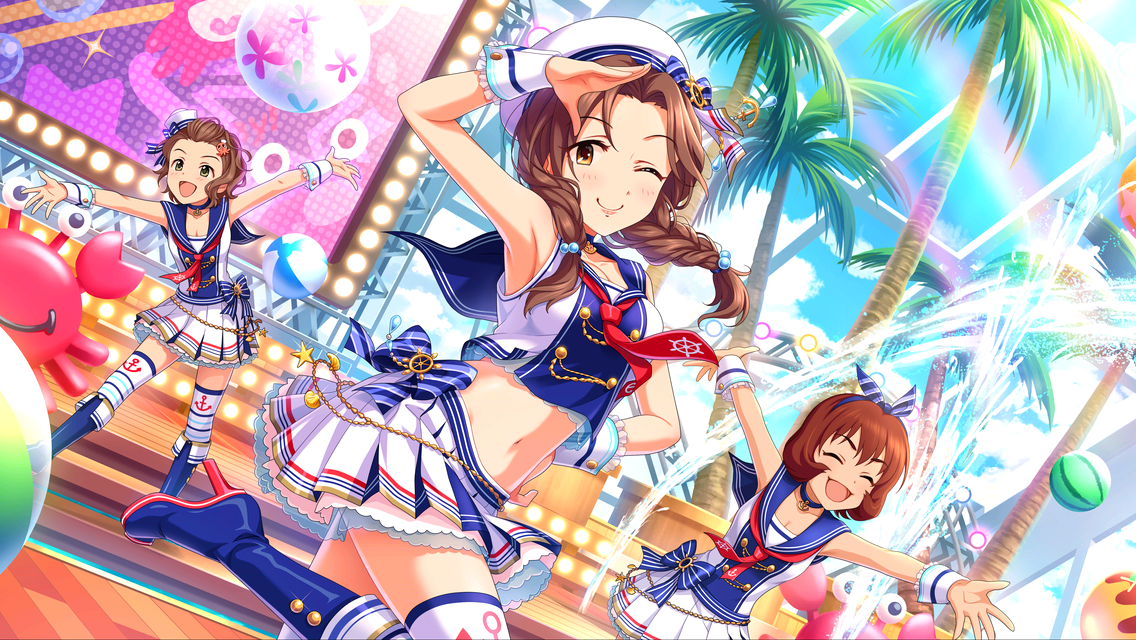 デレステ攻略 イベント限定sr サマカニ 川島瑞樹 のステータス紹介 性能評価 Boom App Games