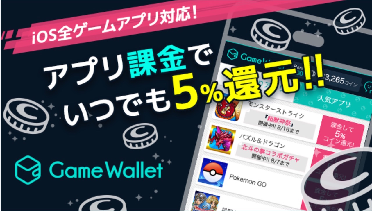 GameWallet（ゲームウォレット）をはじめる