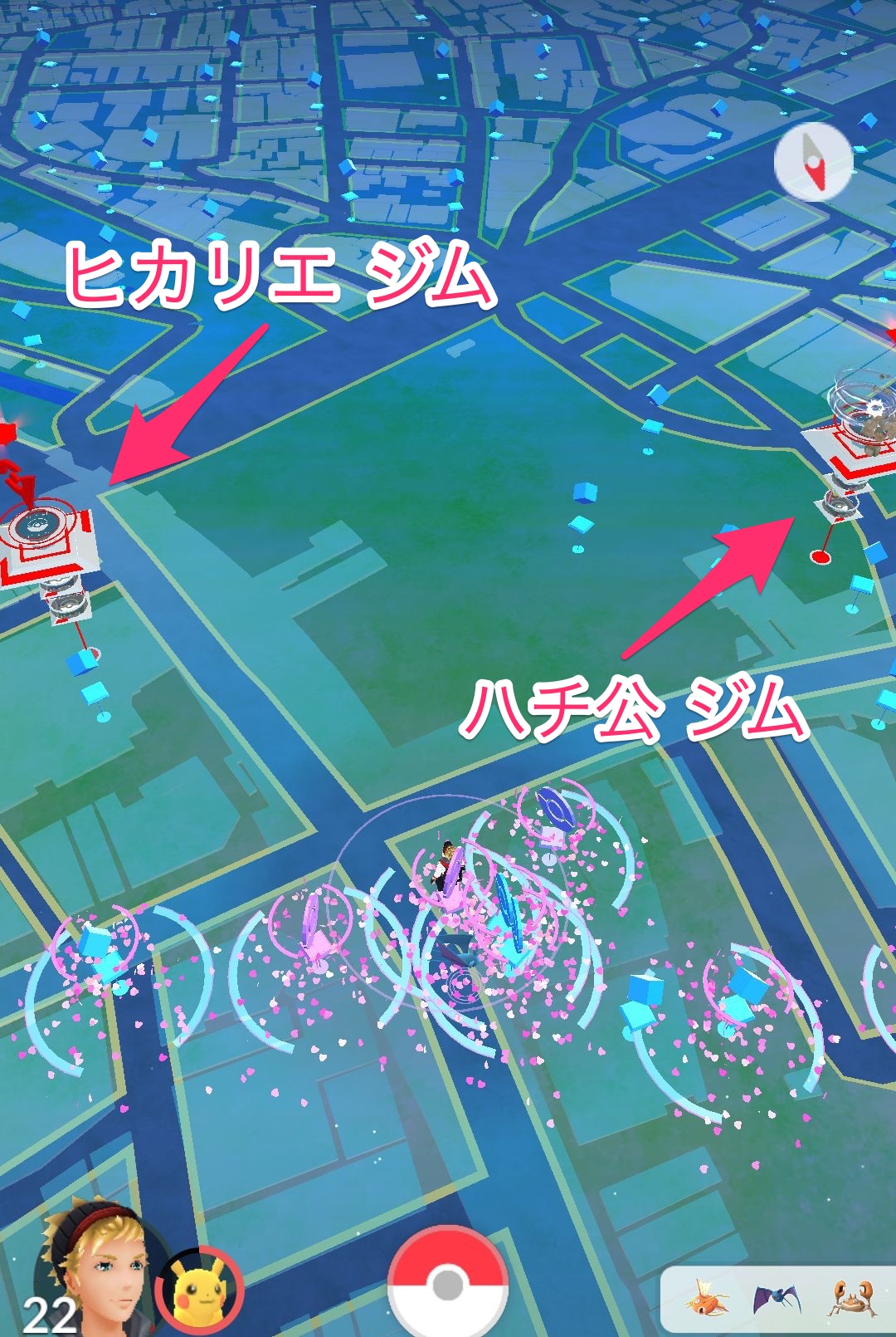 ポケモンgoコラム 新たな聖地 渋谷 宮益坂下 でポケモン大量ゲット 30分間でゲットできるポケモンの数は Boom App Games