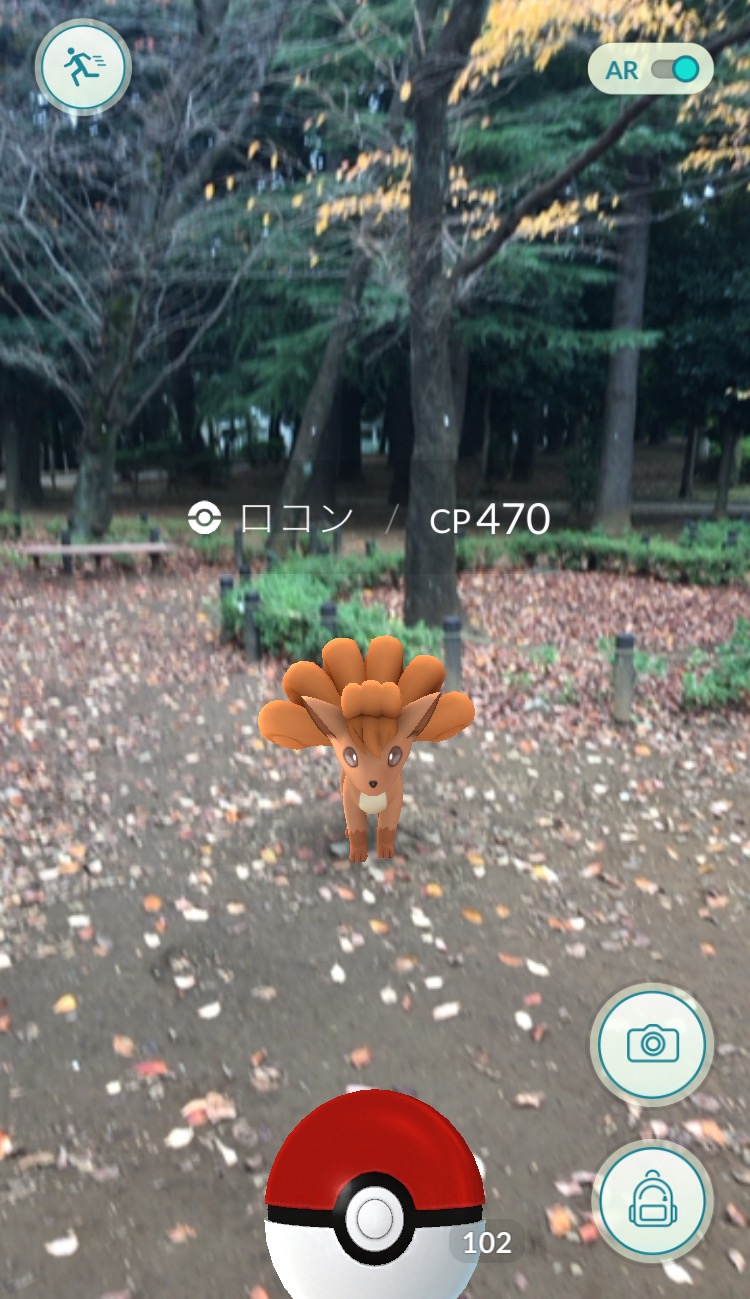 ポケモンgoコラム 感謝祭開催中にロコンの巣 世田谷公園 を探索 キュウコンに進化なるか そして 再びメタモンも Boom App Games