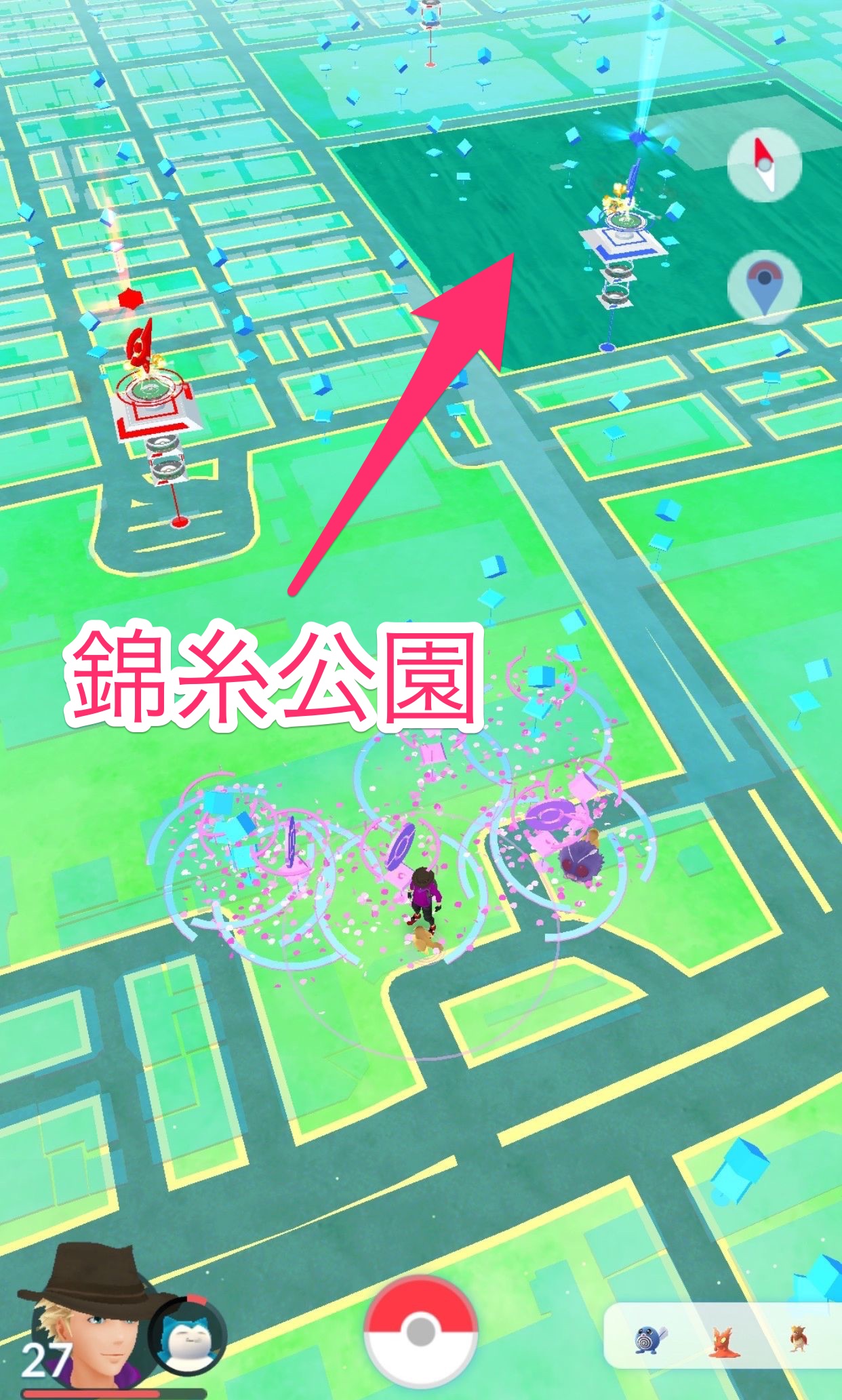 ポケモンgoコラム いわタイプイベント中に 錦糸町 でポケモンゲット さらに ルージュラの巣 にも潜入 Boom App Games