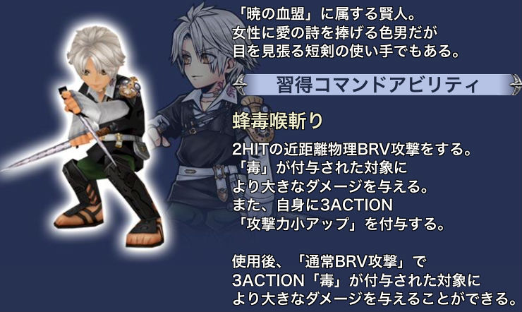ディシディアffオペラオムニア Ff の サンクレッド が参戦 イベント 愛を謳う詩人 と サンクレッドイベントガチャ が開催中 Boom App Games