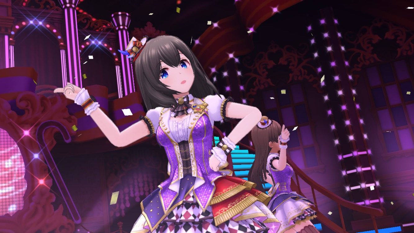 デレステ』- 新登場の「ショータイム・イリュージョン」の3D衣装