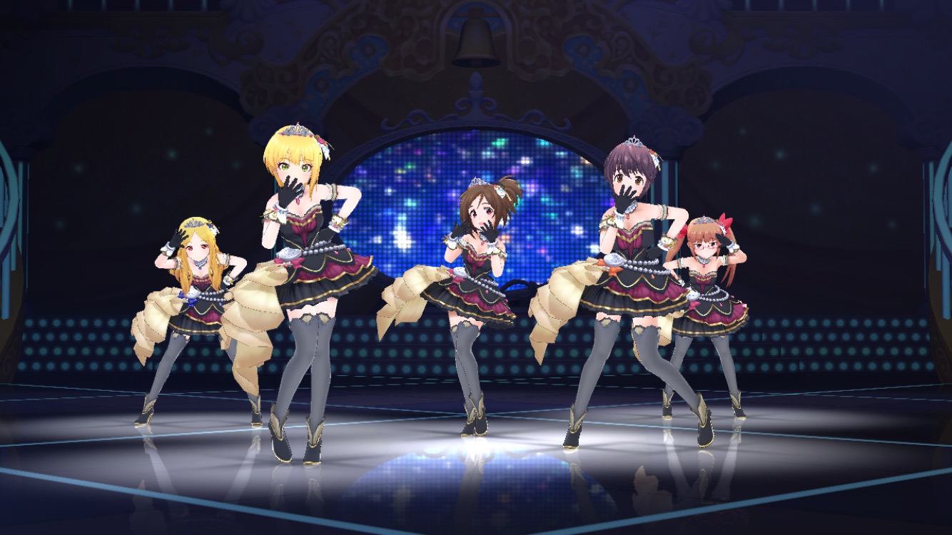 デレステ』- 新登場の「ディープスカイ・ブレイズ」の3D衣装をスクショ