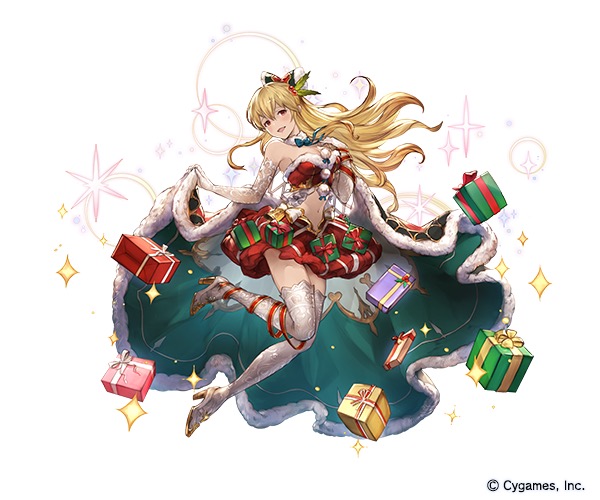 グランブルーファンタジー クリスマスバージョンのキャラクター解放武器がレジェンドガチャに登場 さらに トゥインクルナイトスキンセット を販売 Boom App Games