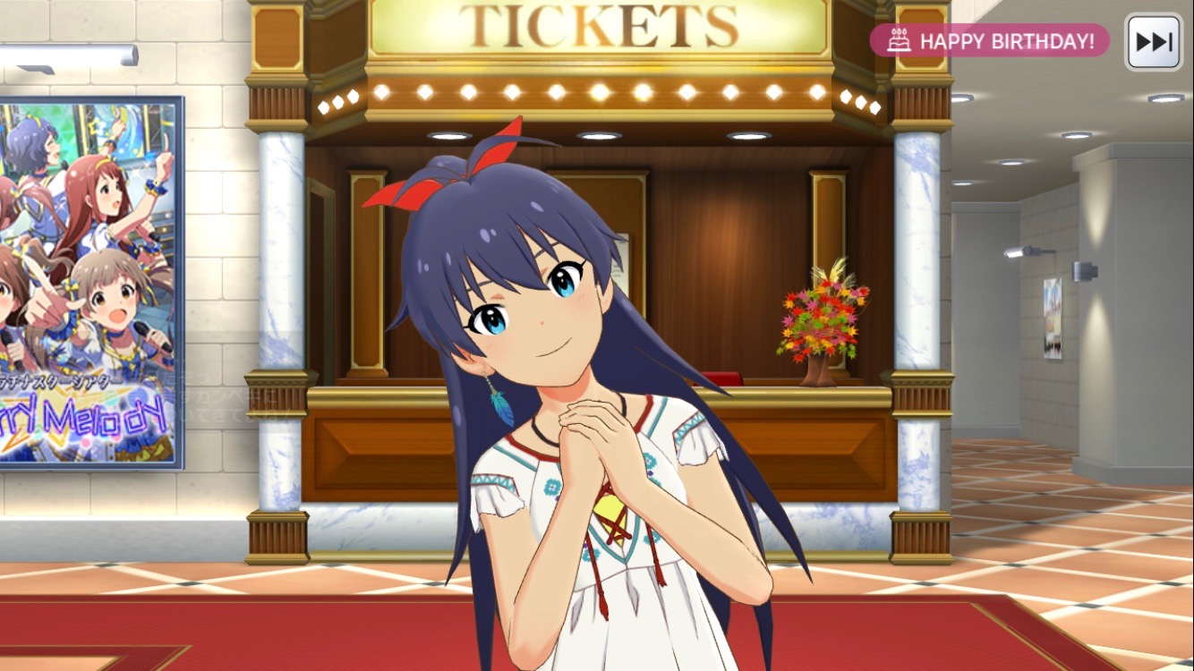 ミリシタ 10月10日は我那覇響ちゃんの誕生日 ログイン時の特殊演出やホワイトボードにメッセージが登場 Boom App Games