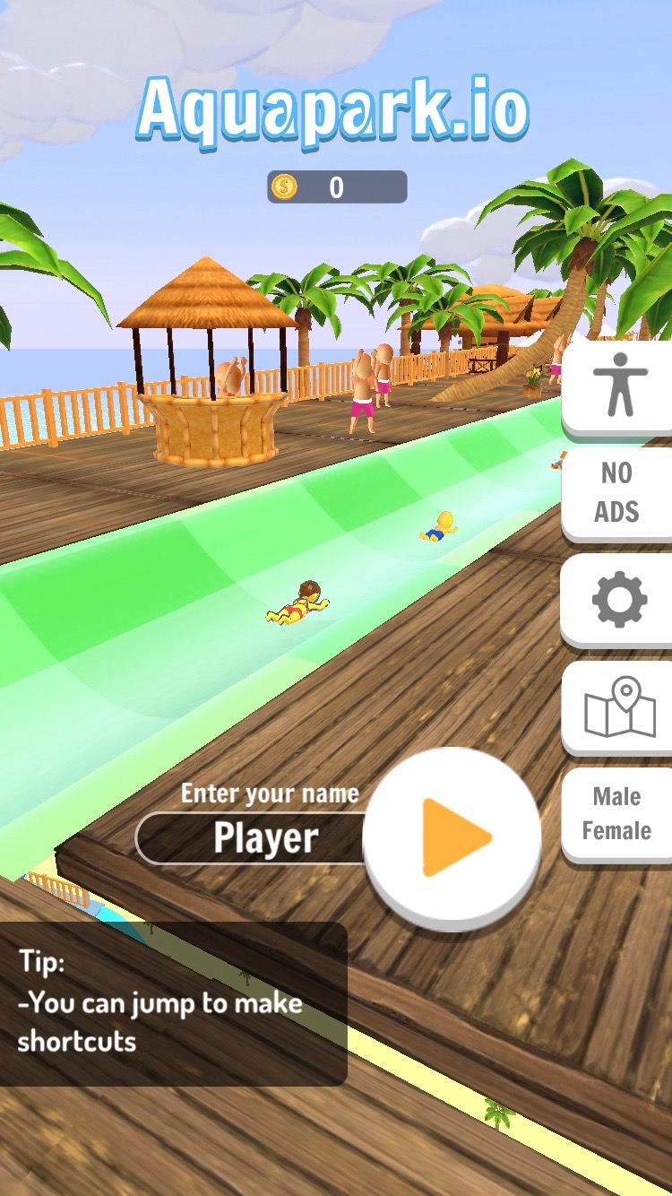 Aquapark Io 水着で飛び降り突き飛ばしなんでもあり ウォータースライダーレースゲームを紹介 Boom App Games