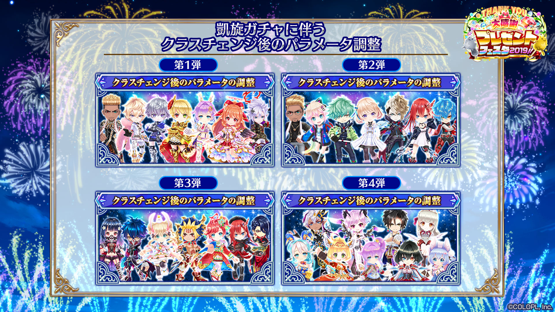 白猫プロジェクト 大感謝プレゼントフェスタ19 が開催 3以上のキャラが確定で手に入る凱旋ガチャなどが実施 Boom App Games