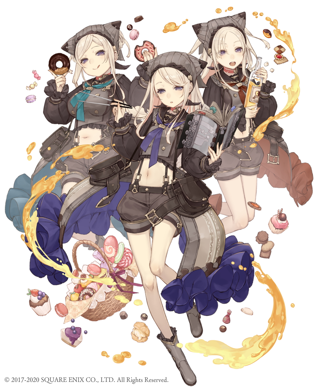 Sinoalice 三匹の子豚 Cv 悠木碧 の新ジョブ 三匹の子豚 ソーサラー が登場するガチャ 茶会の製菓 開催中 Boom App Games