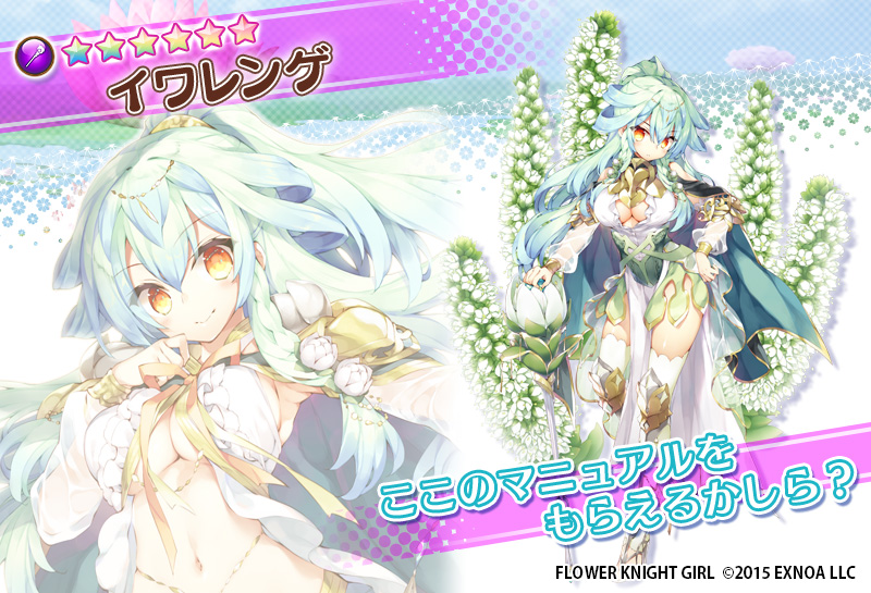 Flower Knight Girl 6 イワレンゲ と 5 ヒペリカム が登場 新イベント 武に舞う華の乙女たち 開催中 Boom App Games