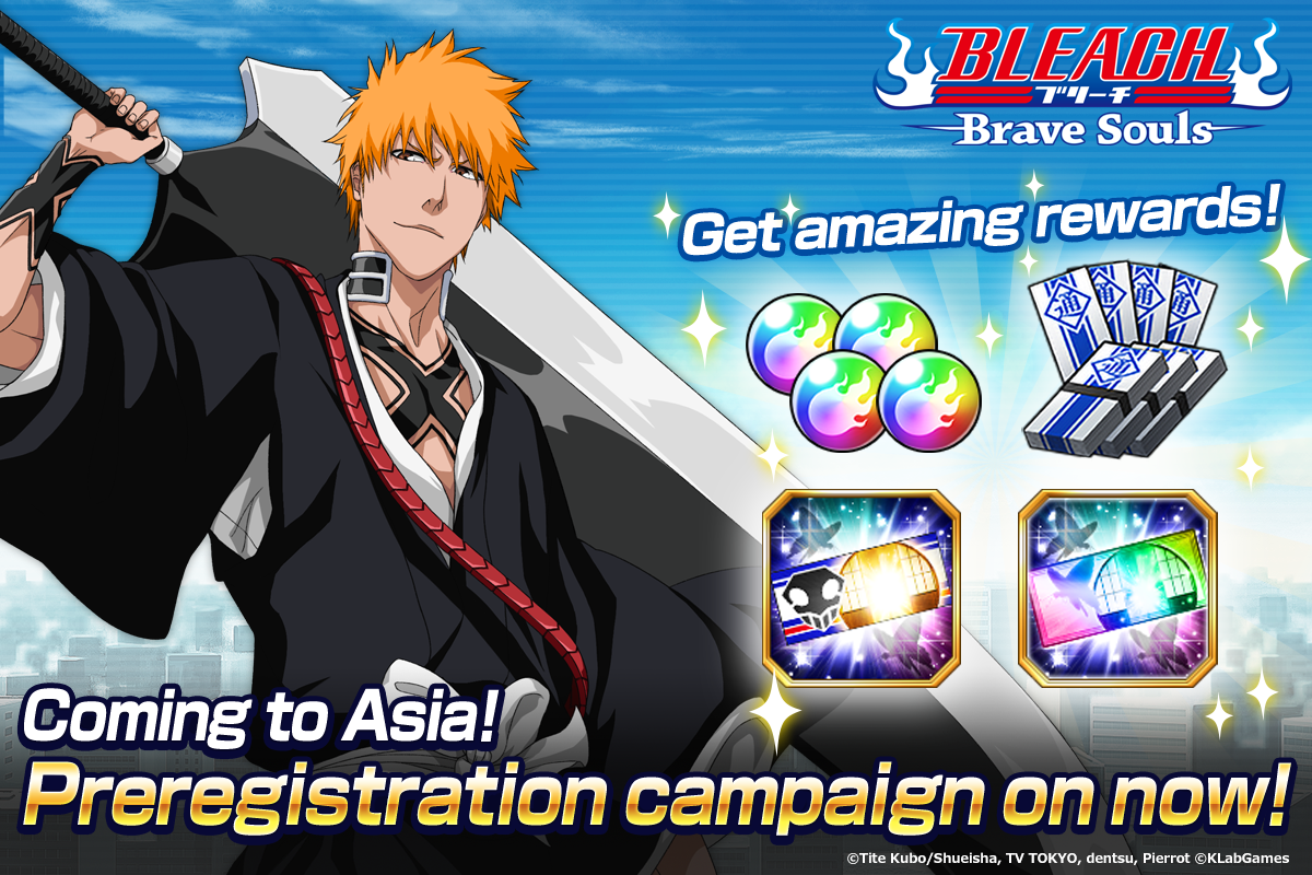 Bleach Brave Souls アジア版配信記念キャンペーン 開催中 記念ガチャや 5確定ガチャチケット のプレゼントなど実施 Boom App Games