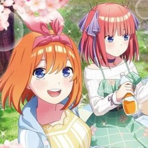 五等分の花嫁　ごとぱず　タペストリー　イベント　限定　お花見さんぽ アニメ「五等分の花嫁」初のゲームアプリ『五等分の花嫁 五つ子