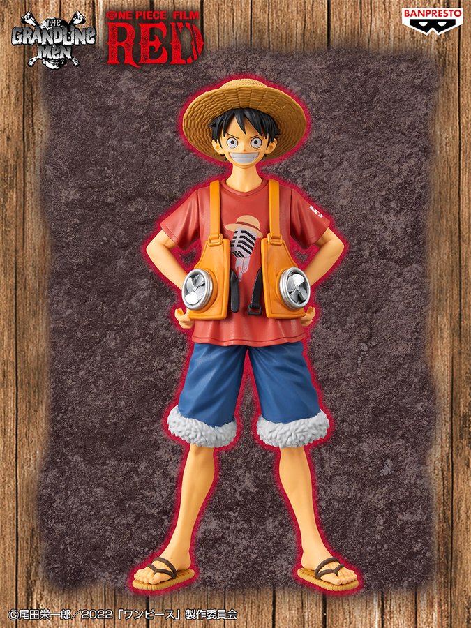 ワンピース 新作映画 One Piece Film Red から尾田栄一郎先生デザインのルフィのフェス衣装フィギュアが登場 オンクレ Boom App Games