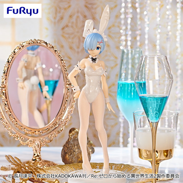 【激安】 リゼロ】レムのバニーガールフィギュアがホワイトパールver.で コミック・アニメ