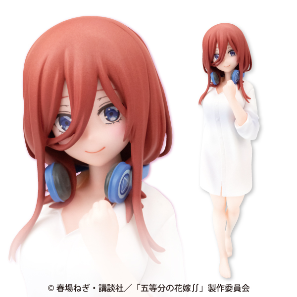 五等分の花嫁】彼シャツを着た三玖のフィギュアが登場！思わずドキッと