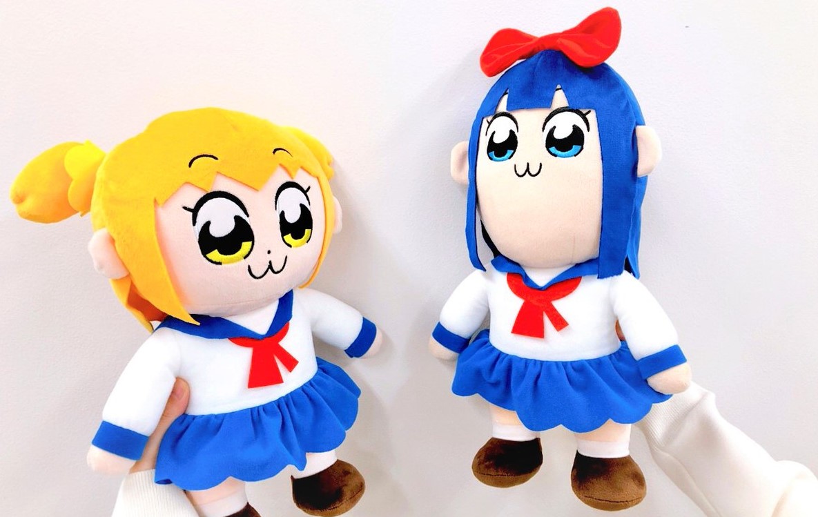 ポプテピピック】ポプ子とピピ美のぬいぐるみが登場！BIGサイズで2人の