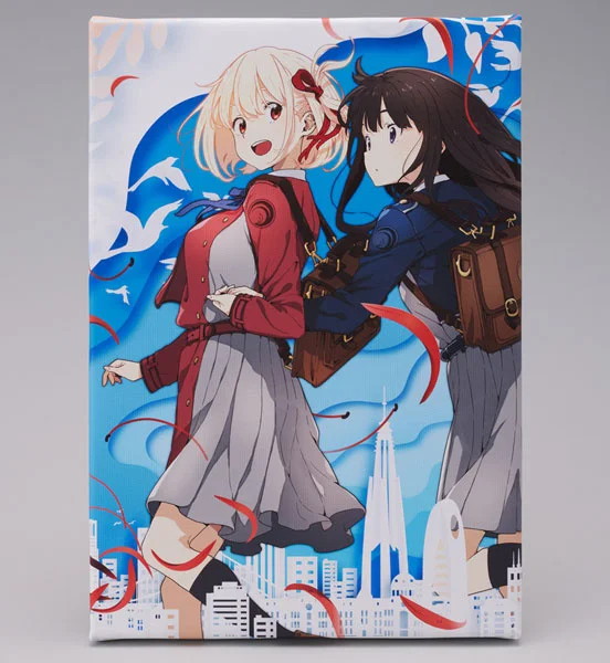リコリコ】千束とたきなが描かれた高精細プリントのキャンバス