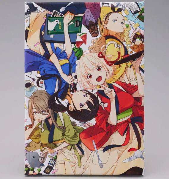 リコリコ】千束とたきなが描かれた高精細プリントのキャンバス