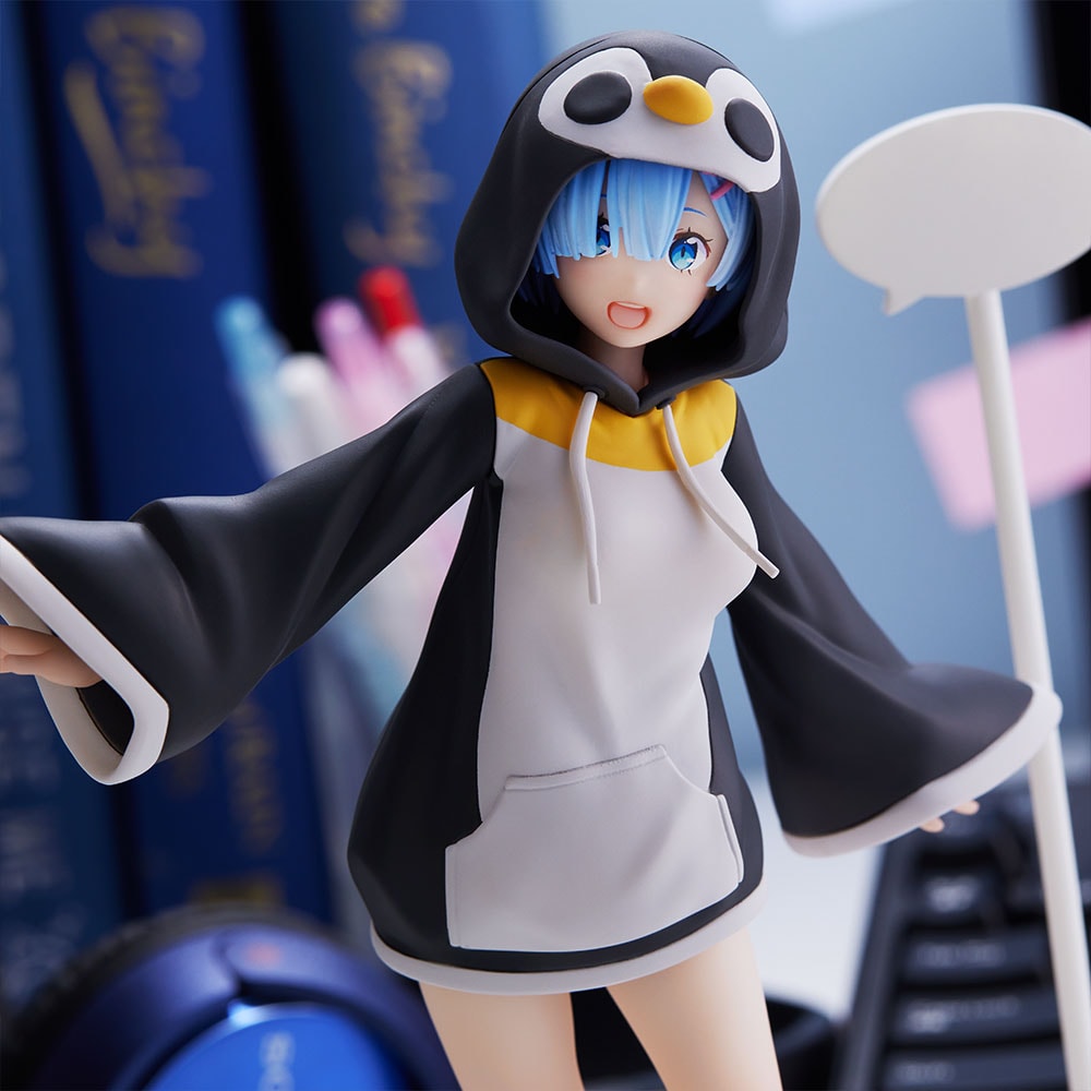 リゼロ】ペンギンパーカーを着たラムとレムのフィギュアが登場！付箋を