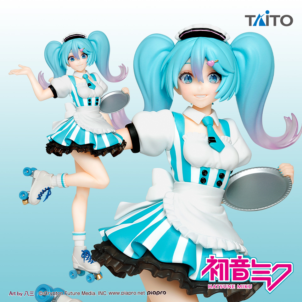 初音ミク】描き下ろしカフェメイド姿のプライズフィギュアが再登場