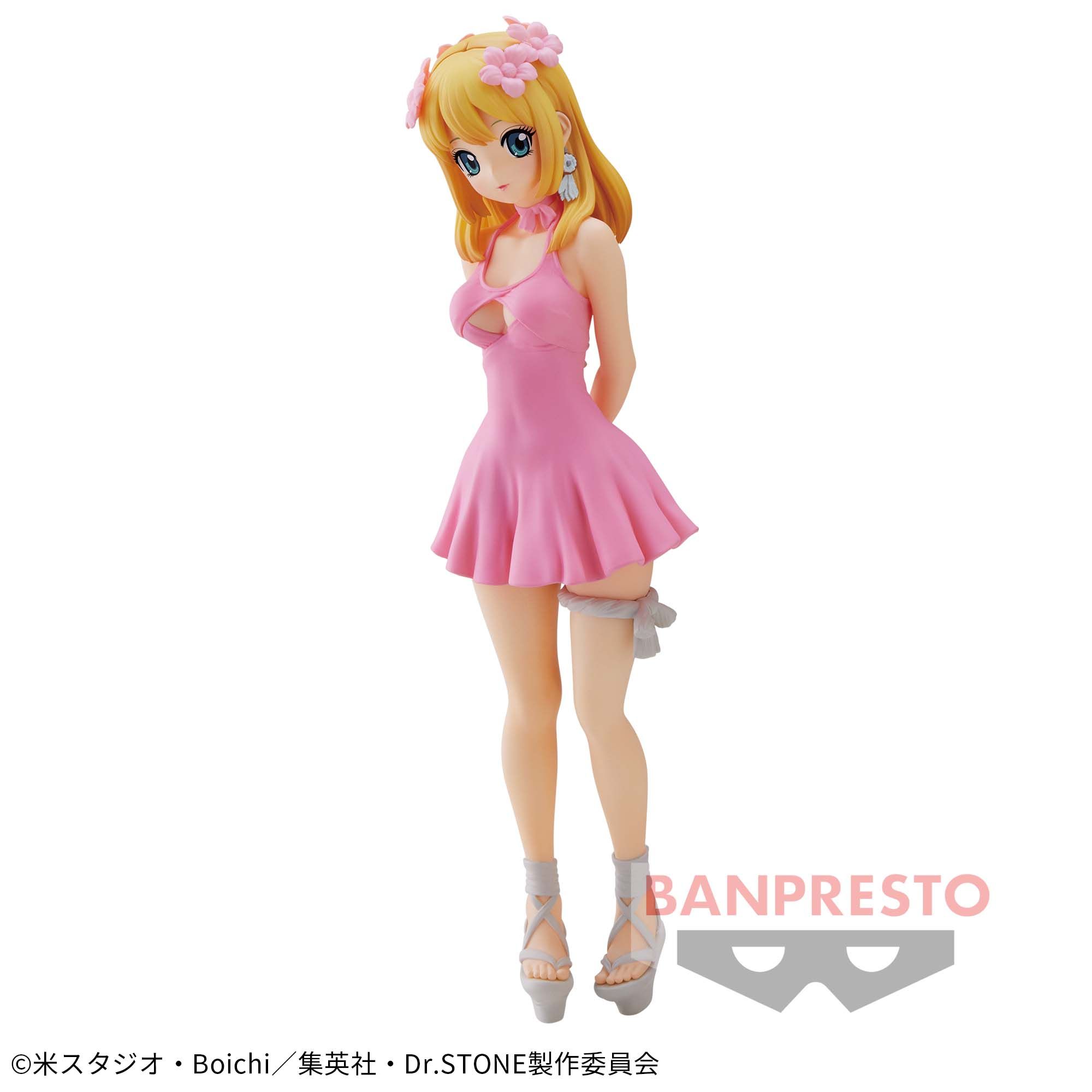 Dr.STONE】ドレスで着飾ったコハクのプライズフィギュアが登場