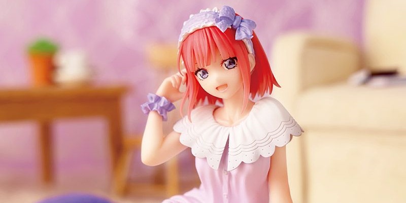 五等分の花嫁】二乃のくつろぎルームウェアフィギュアがプライズで登場