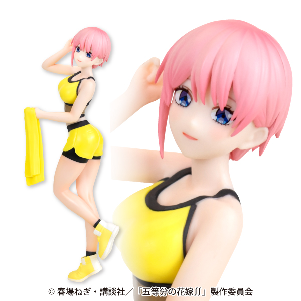 五等分の花嫁】一花がジムデート風スタイルでプライズフィギュアに！余裕を見せるポージングで限定版は姉御肌を感じさせるウインク！【オンクレ】 - Boom  App Games