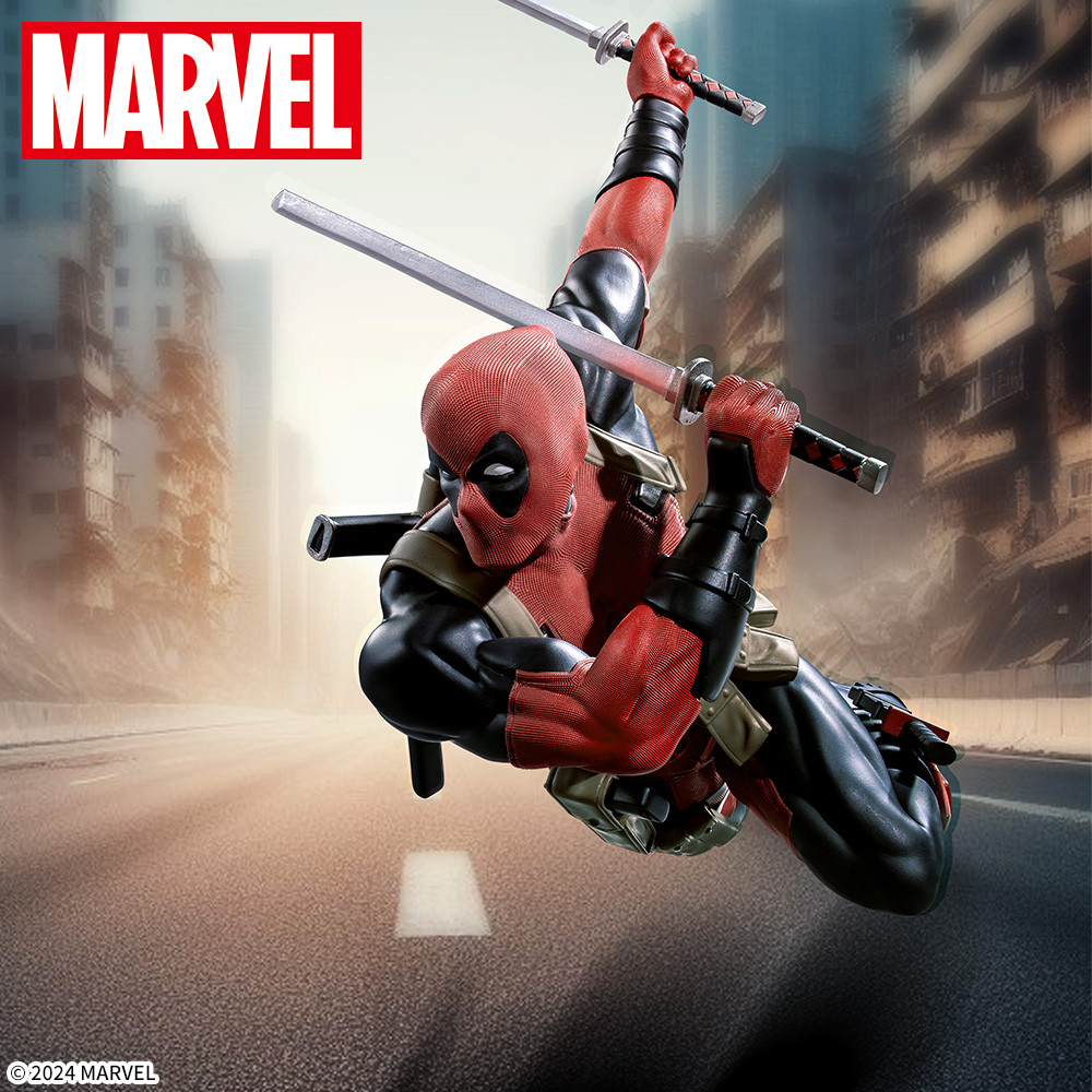 デットプール　プライズフィギュアリペイント セガプライズ2023年4月以降「MARVEL」“Luminasta”で「デッド