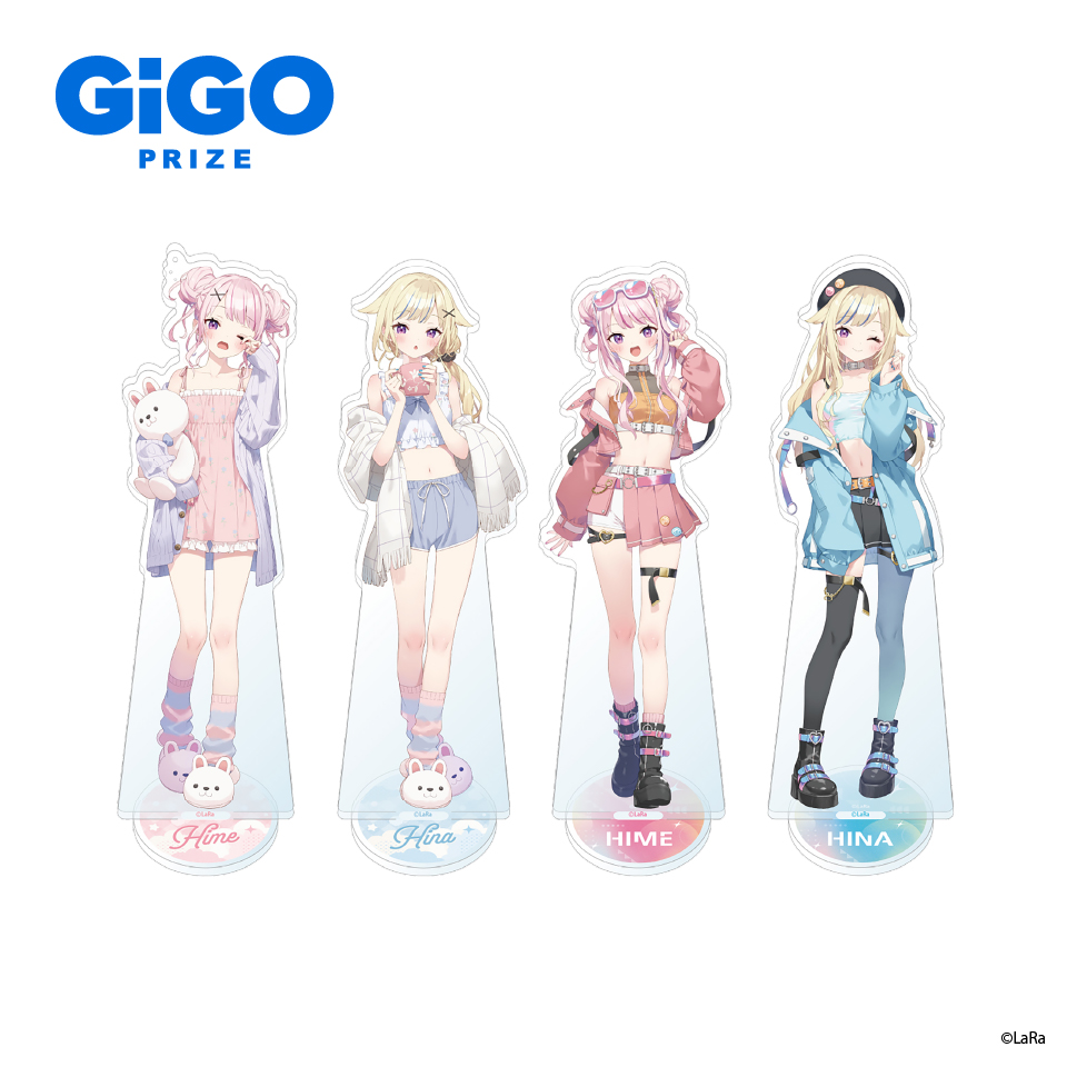 HIMEHINA【GiGO限定】ビッグアクリルスタンド / 田中ヒメ&鈴木